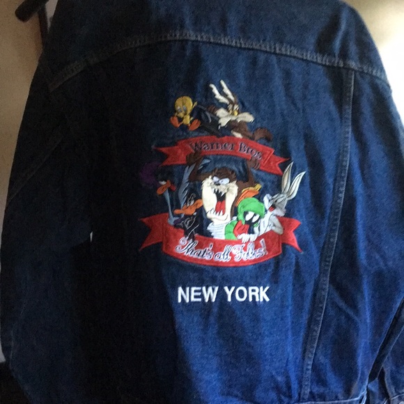 warner brothers denim jacket